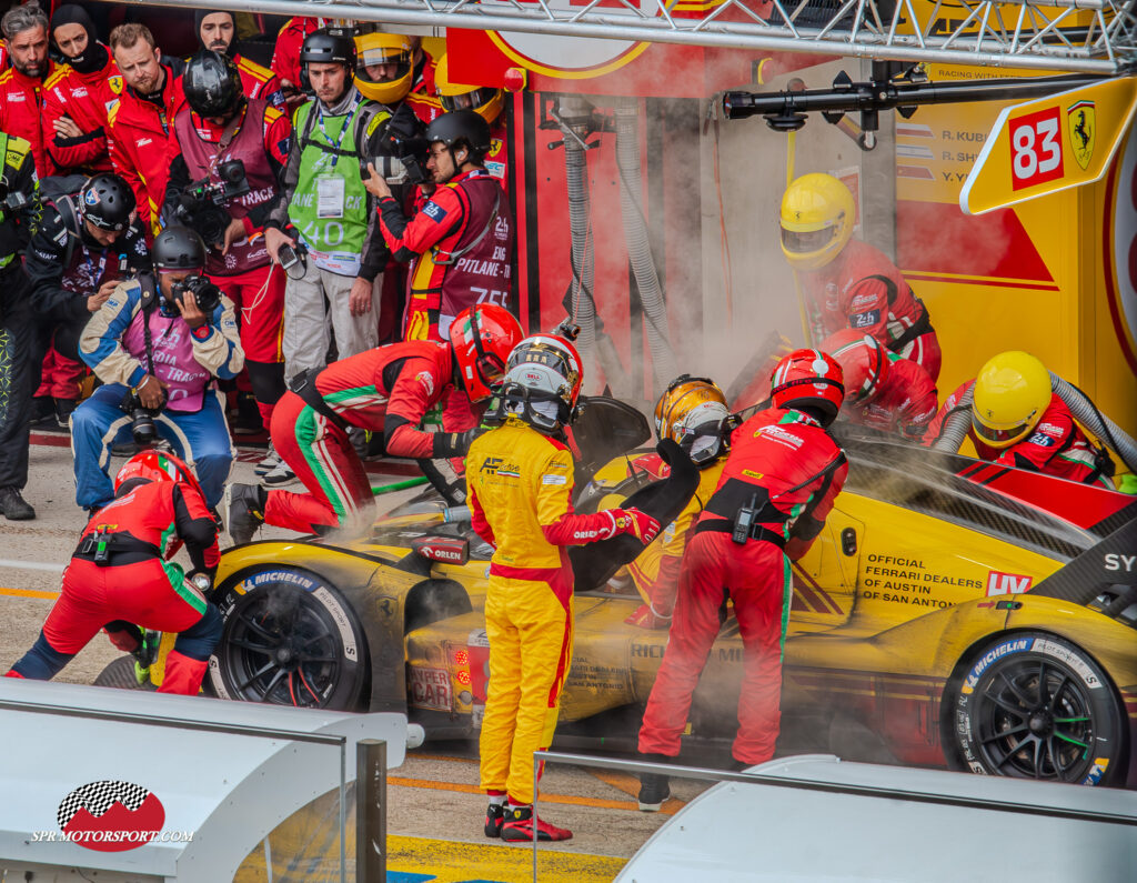 Robert Shwartzman, (Out) / Yifei Ye, (In) / AF Corse, Ferrari 499P.