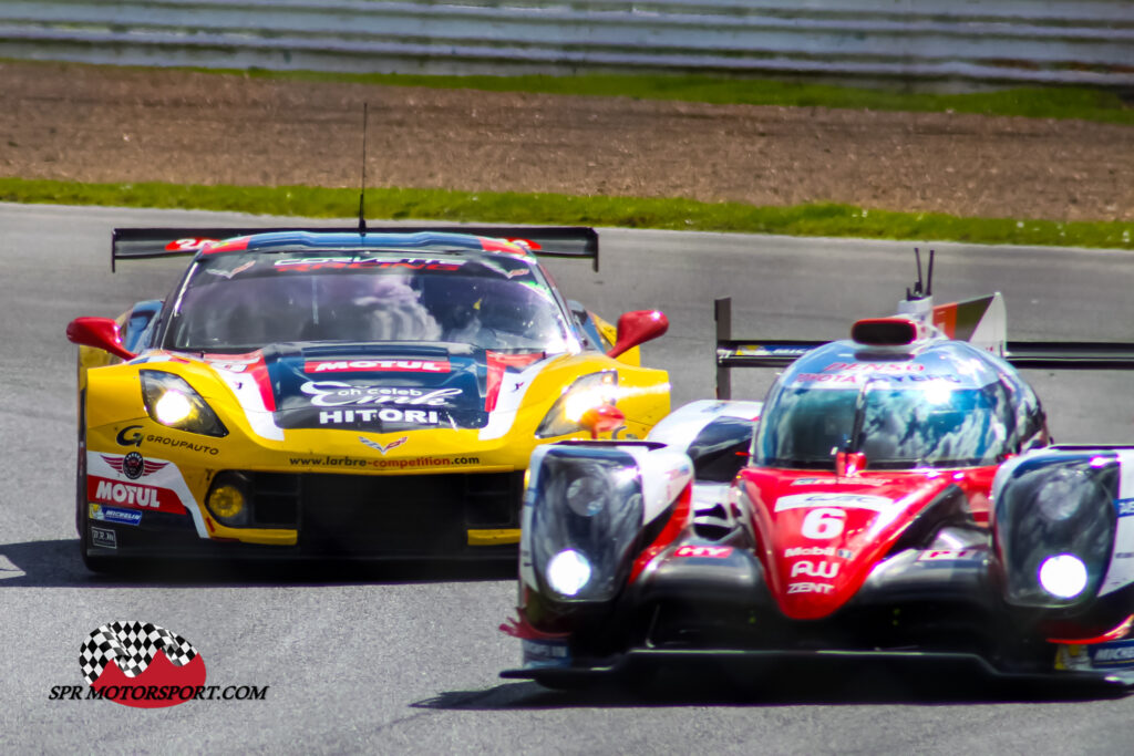 Toyota Gazoo Racing, Toyota TS050-Hybrid (6) / Larbre Competition, Chevrolet Corvette C7 (50).