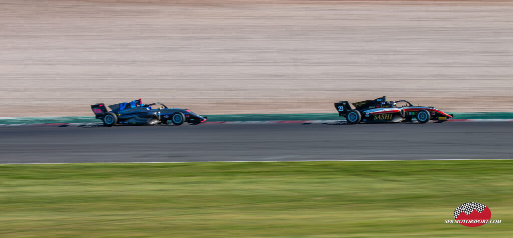 ADM. Jason Pribyl (59) /  Fortec Motorsports. Luca Magnussen (23).