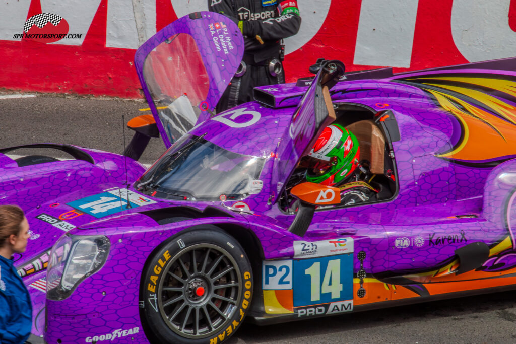 Louis Delétraz. AO by TF, Oreca 07-Gibson #14.