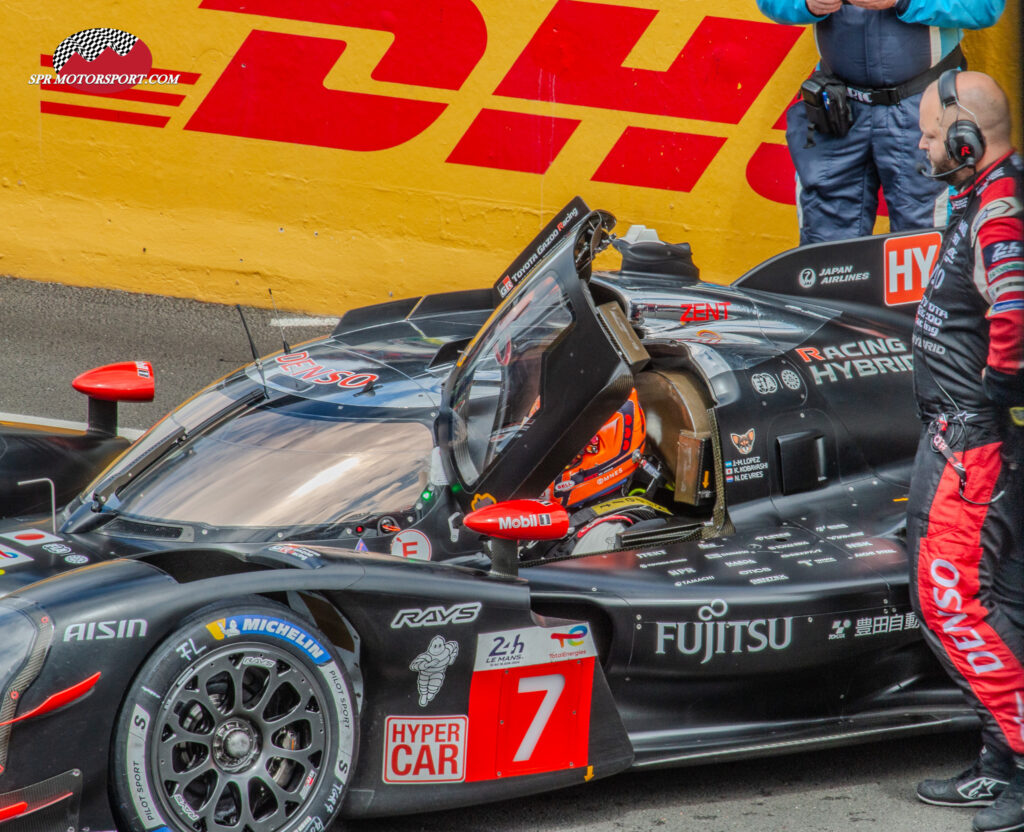 Nyck de Vries. Toyota Gazoo Racing, Toyota GR010-Hybrid #7.
